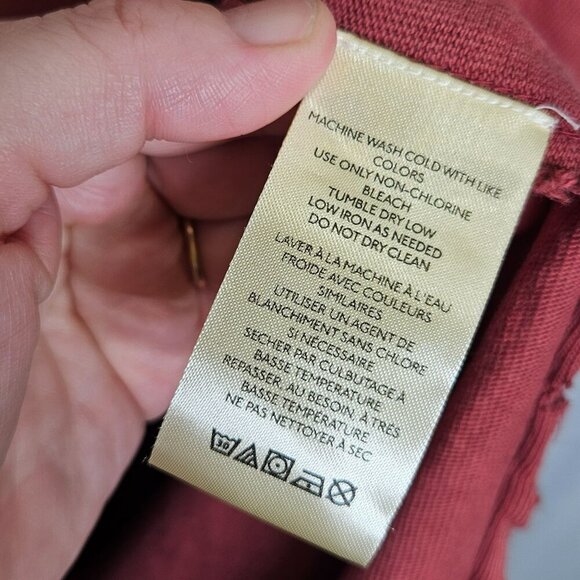 We The Free Pepole Womens Red Cotton Sleeveless Top Babydoll Oversized Boho S - Picture 4 of 8